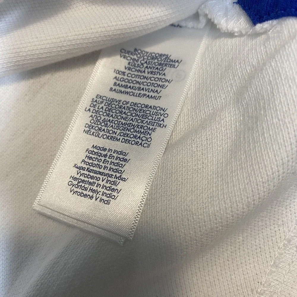 Chaps White Jersey Polo‎ Shirt Men's Size S